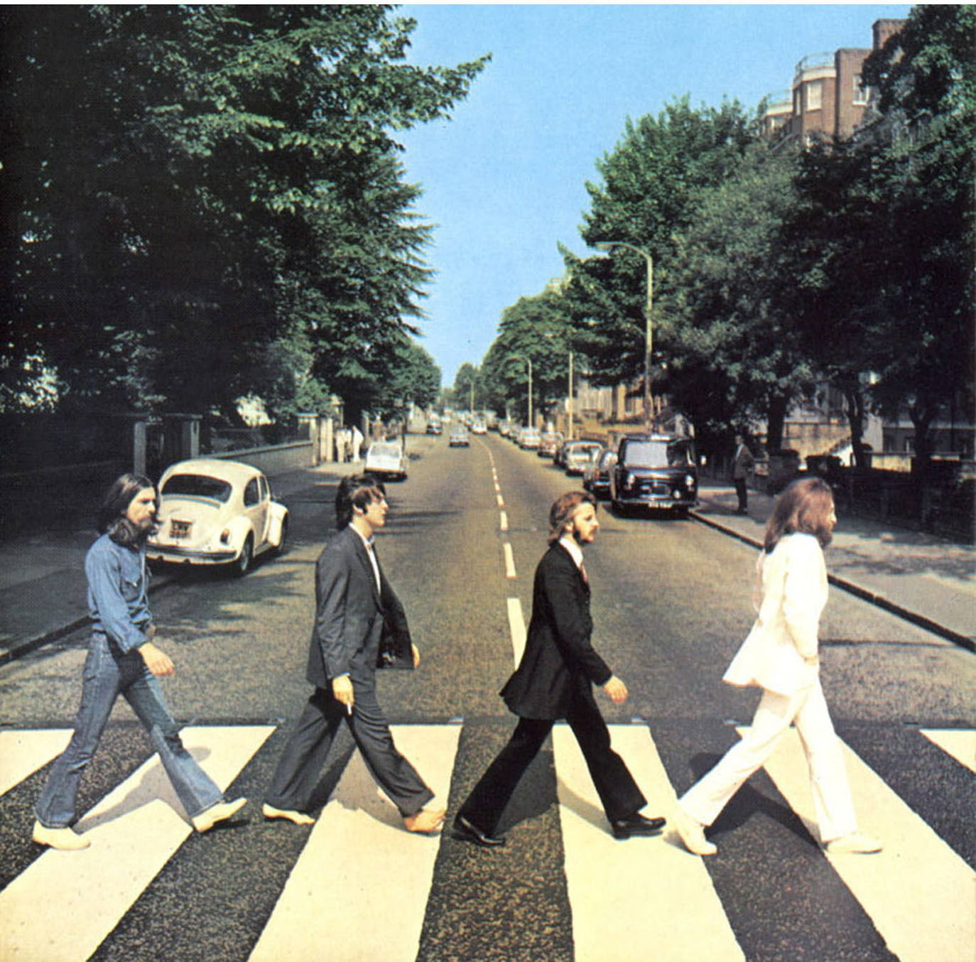 Portada de "Abbey Road", disco de The Beatles, publicado en 1969.