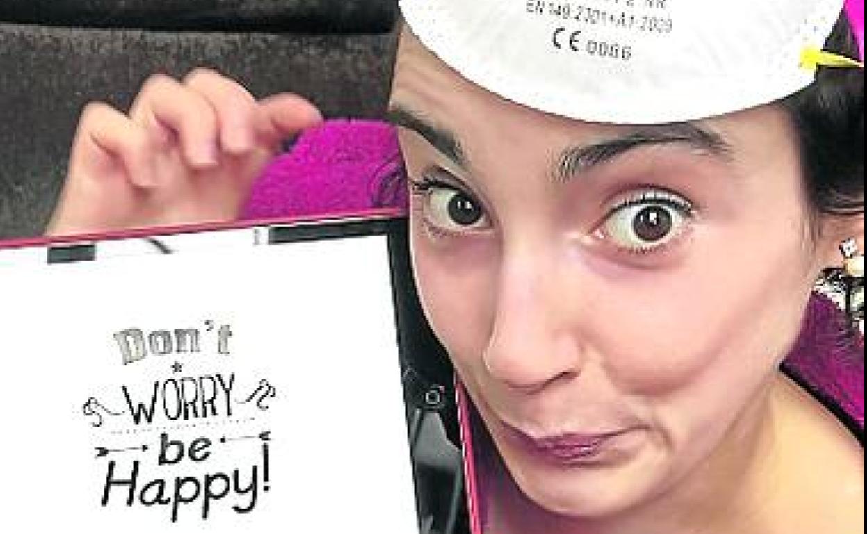 Ainhoa Artetxe metida en su papel.