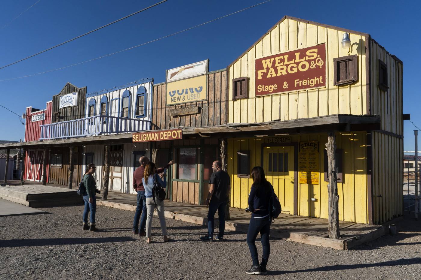 El particular pueblo de Seligman, en Arizona. 