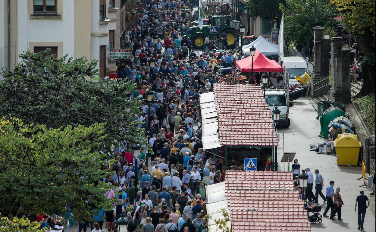 Último Lunes de Gernika 2019, una imagen que difícilmente podrá repetirse este año.