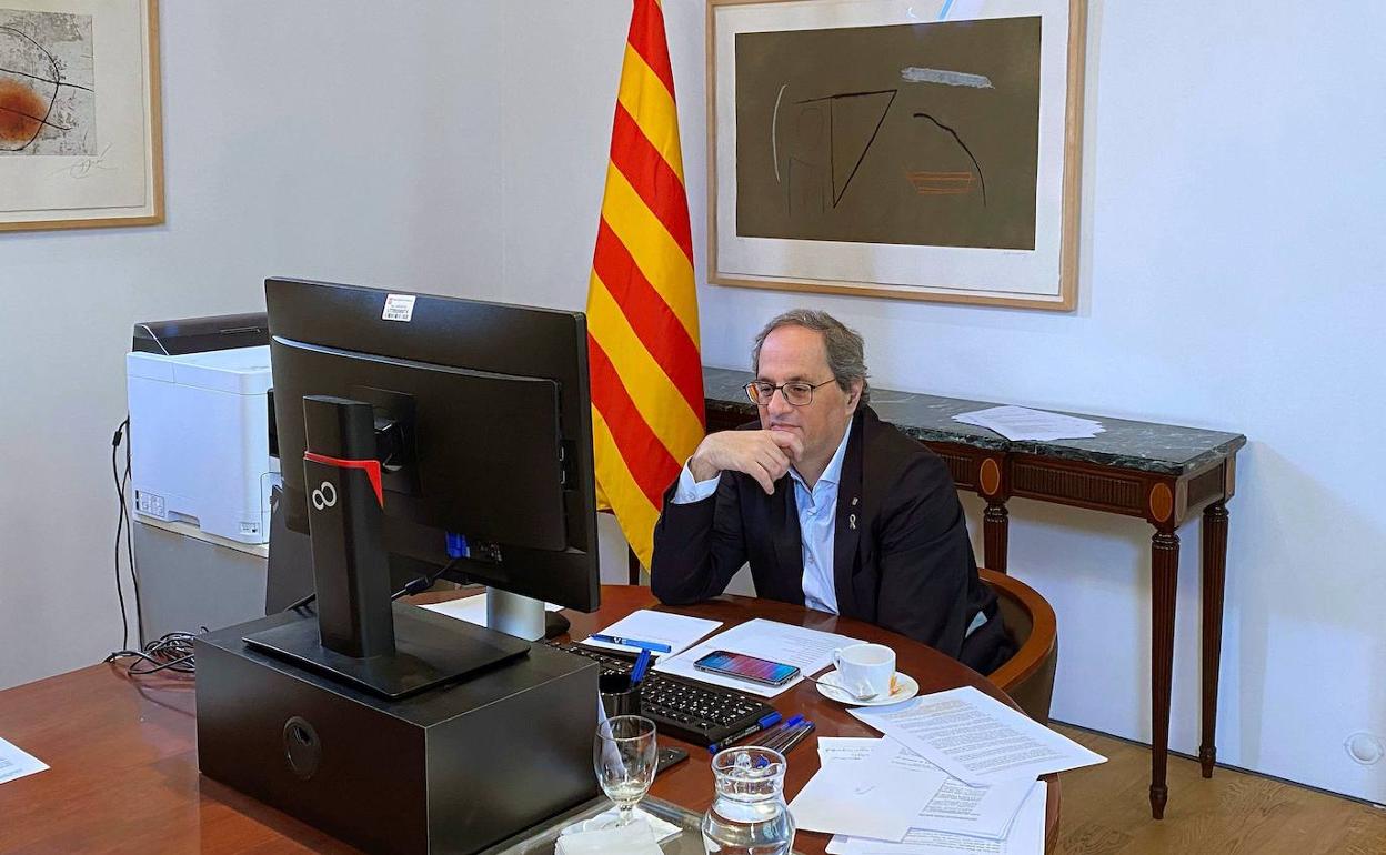 El presidente de la Generalitat, Quim Torra. 