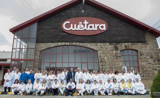 Imagen de 2018 de la fábrica de galletas Cuétara, en Reinosa. 