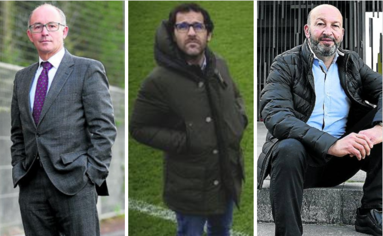 Landeta, Larrea e Isusi. 