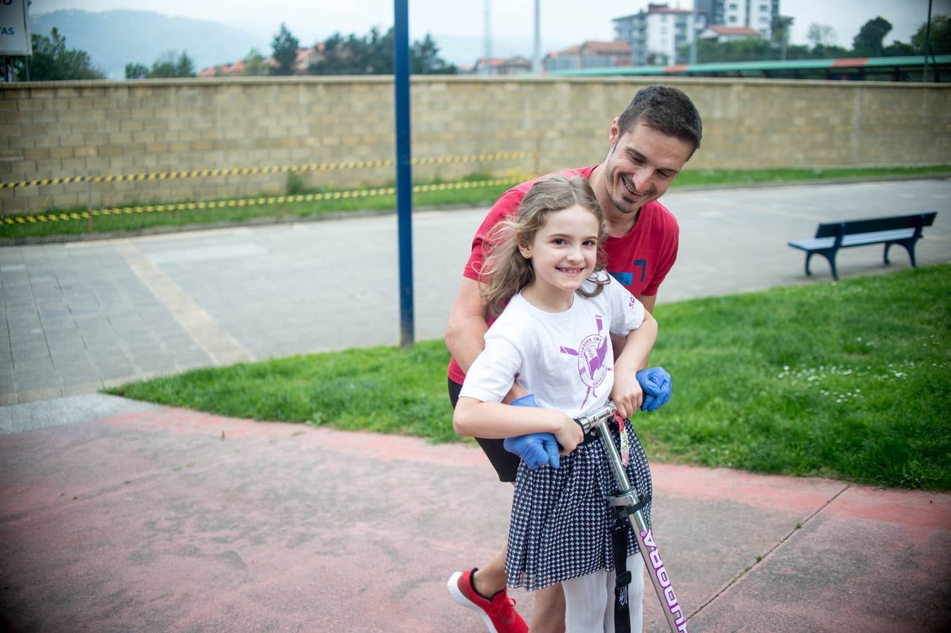 En Portugalete niños y padres han disfrutado de una mañana de paseo.