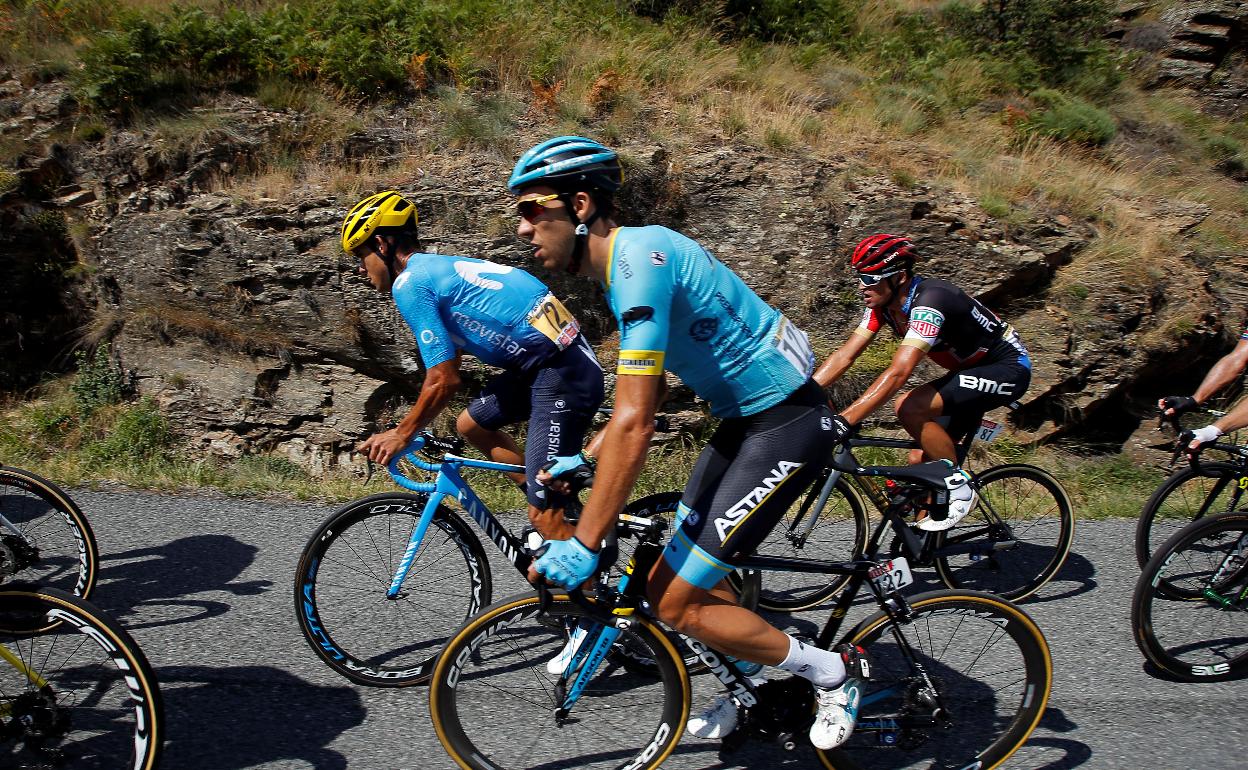 Omar Fraile, durante una etapa del Tour. 