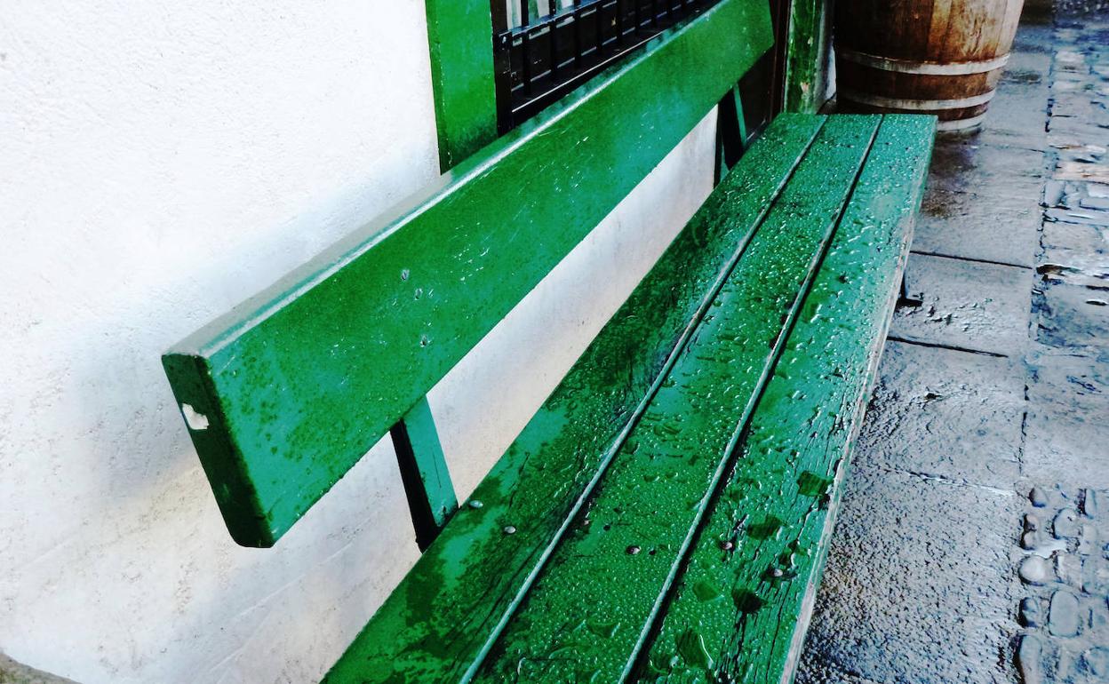 El banco verde del Arrantzale