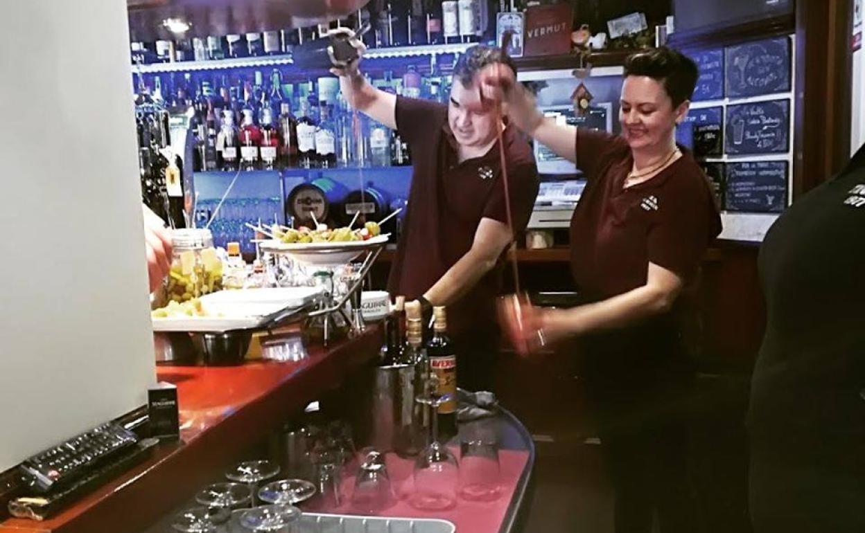 Los vermús del bar Txomin en Mungia