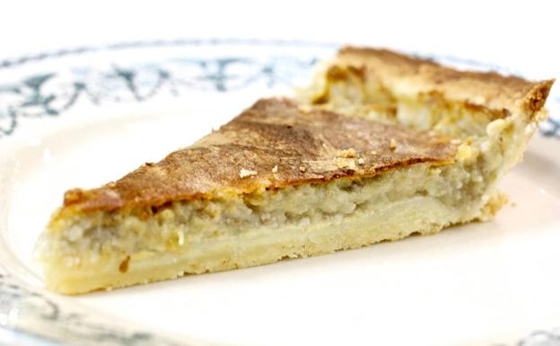 Receta de tarta de pera «reyes»