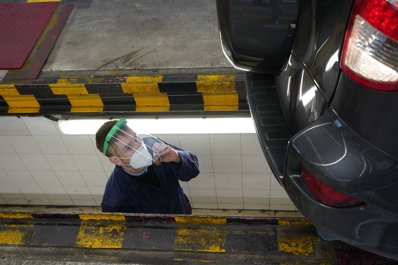 Las ITV volvieron a abrir por primera vez desde el confinamiento.
