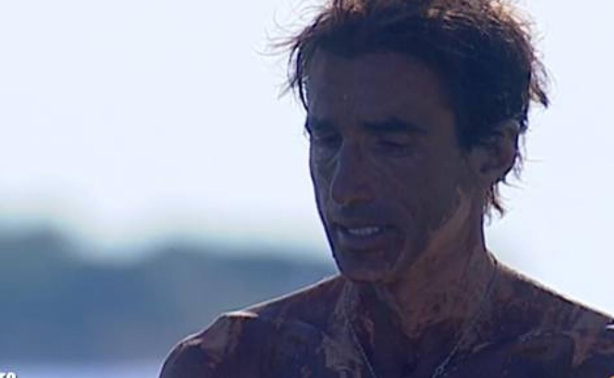Hugo, durante el programa de 'Supervivientes' de este martes.