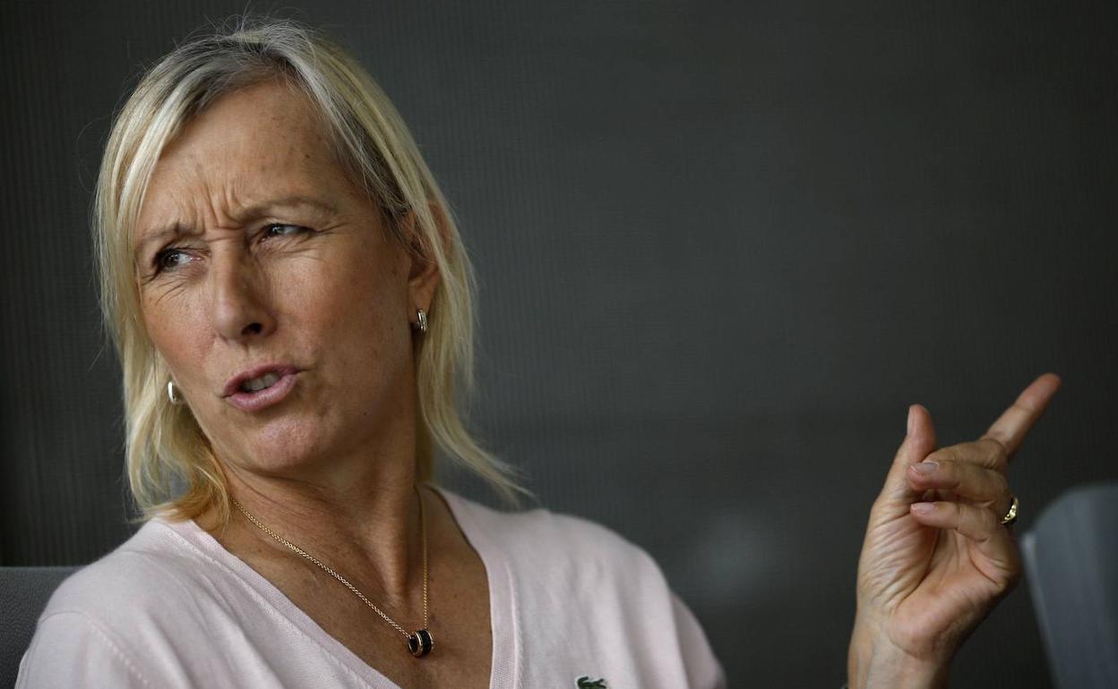 Martina Navratilova llegó a adjudicarse 59 torneos de Grand Slam. 