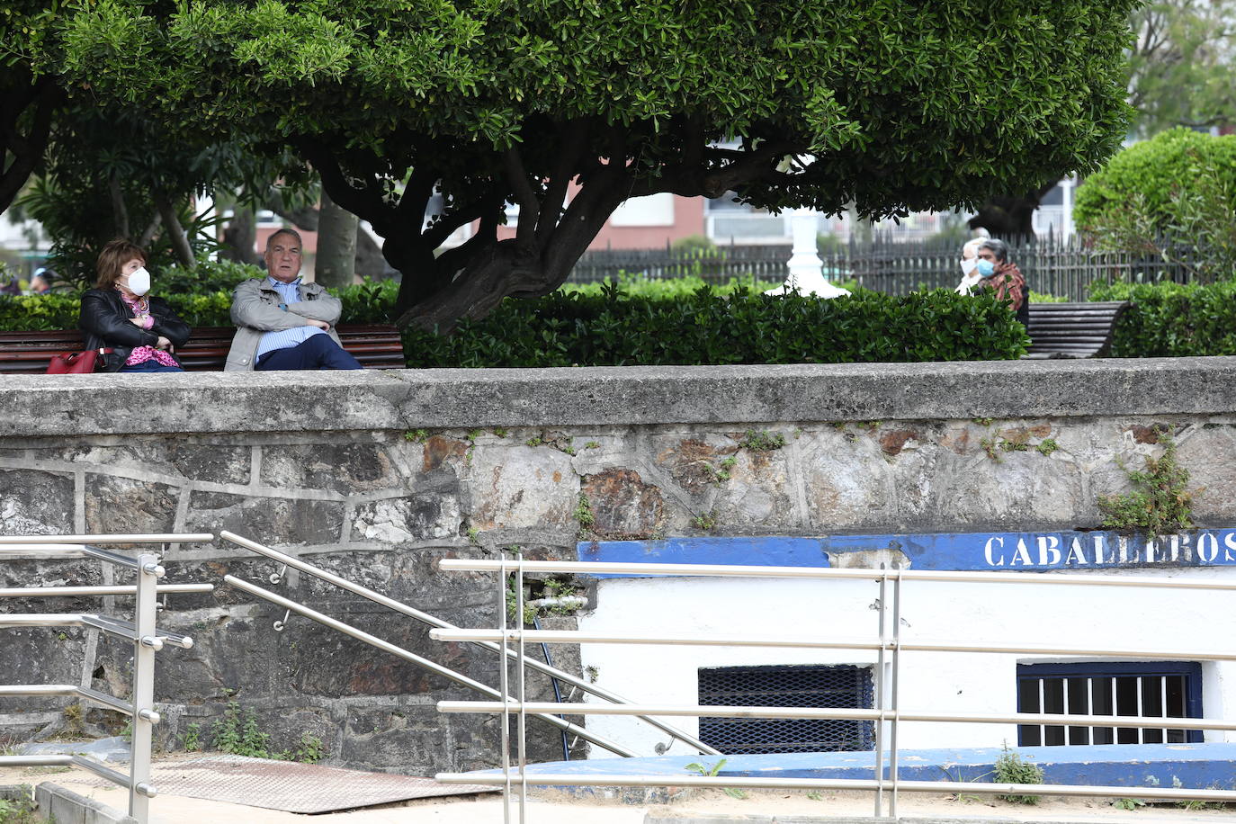 Descanso durante el paseo.