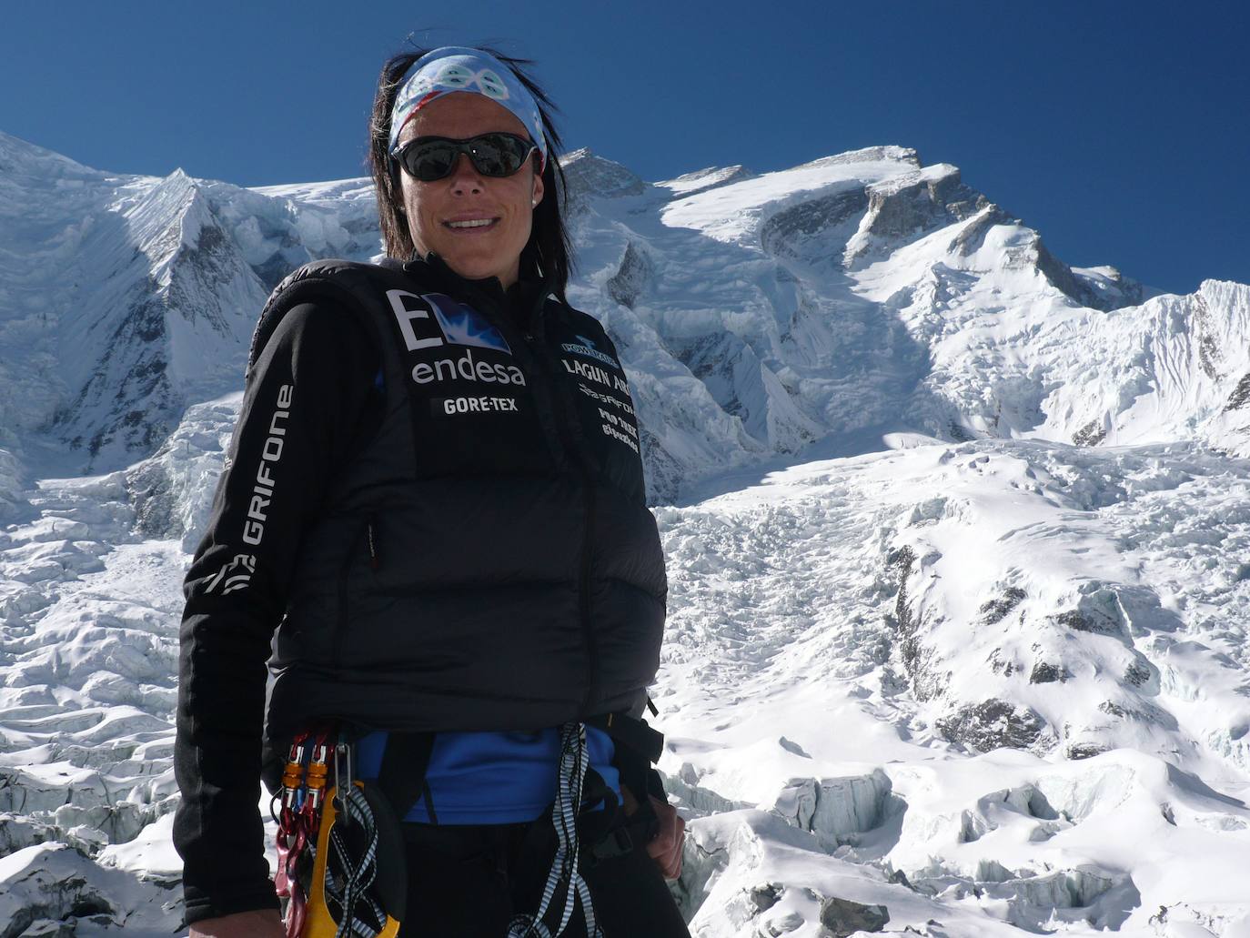 Edurne en el Annapurna en 2010.