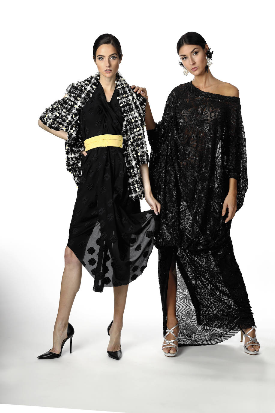 Fotos: Esto es lo que pasa cuando se sustituyen los maniquíes por la puesta en escena improvisada de tres diseñadores vizcaínos