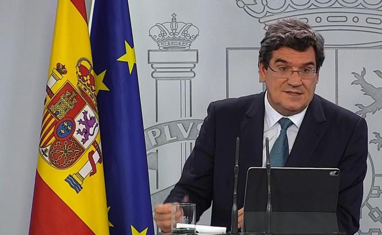 José Luis Escrivá, ministro de Inclusión, Seguridad Social y Migraciones.