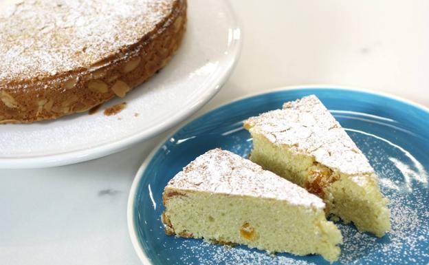 Receta de bizcocho «genovés» de albaricoque