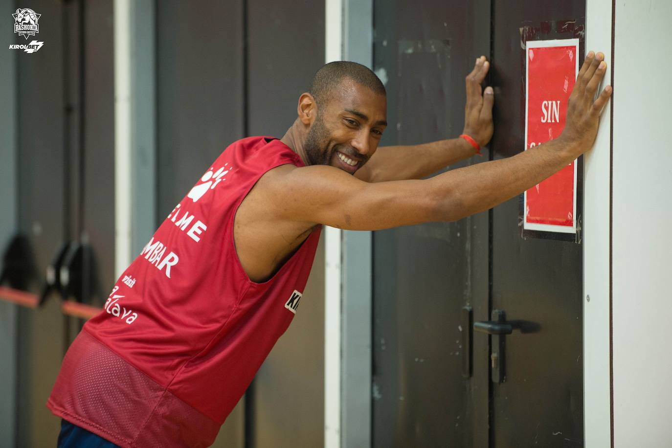 Granger estira durante un entrenamiento reciente