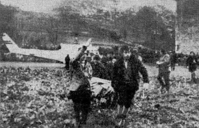 Ángel Landa acudió al rescate de la tragedia de 1969.