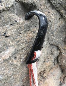 Imagen secundaria 2 - Detalles de la escalada. 