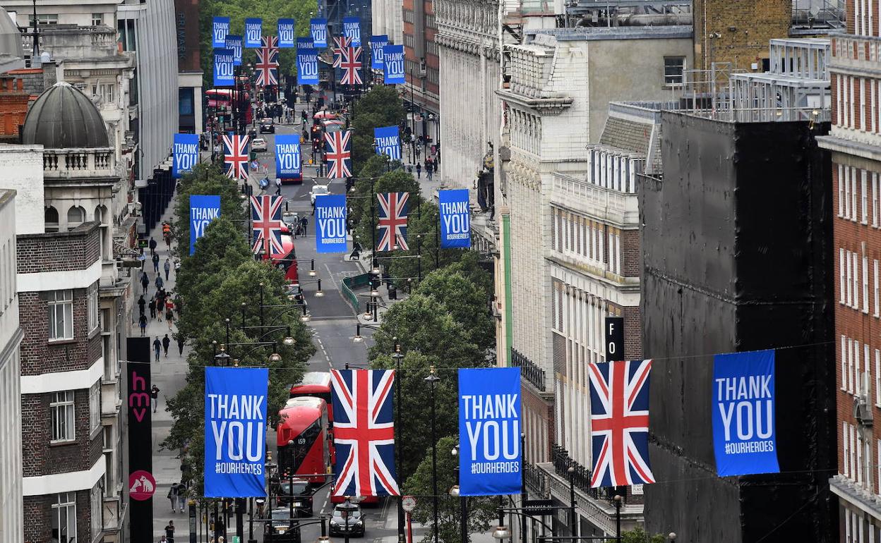 Viusta de Oxford Street, en Londres.