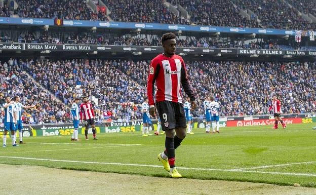 Williams sufrió insultos racistas en el estadio del Espanyol a principios de año.