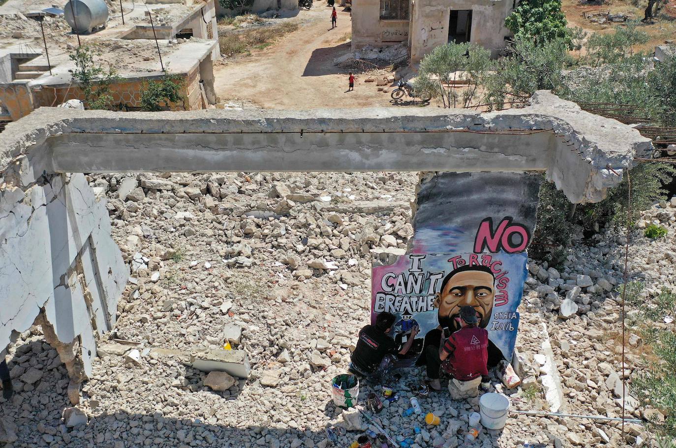 Fotos: Así ha sido la reacción mundial al asesinato de George Floyd