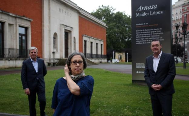 Presentación de la instalación de Maider López. 