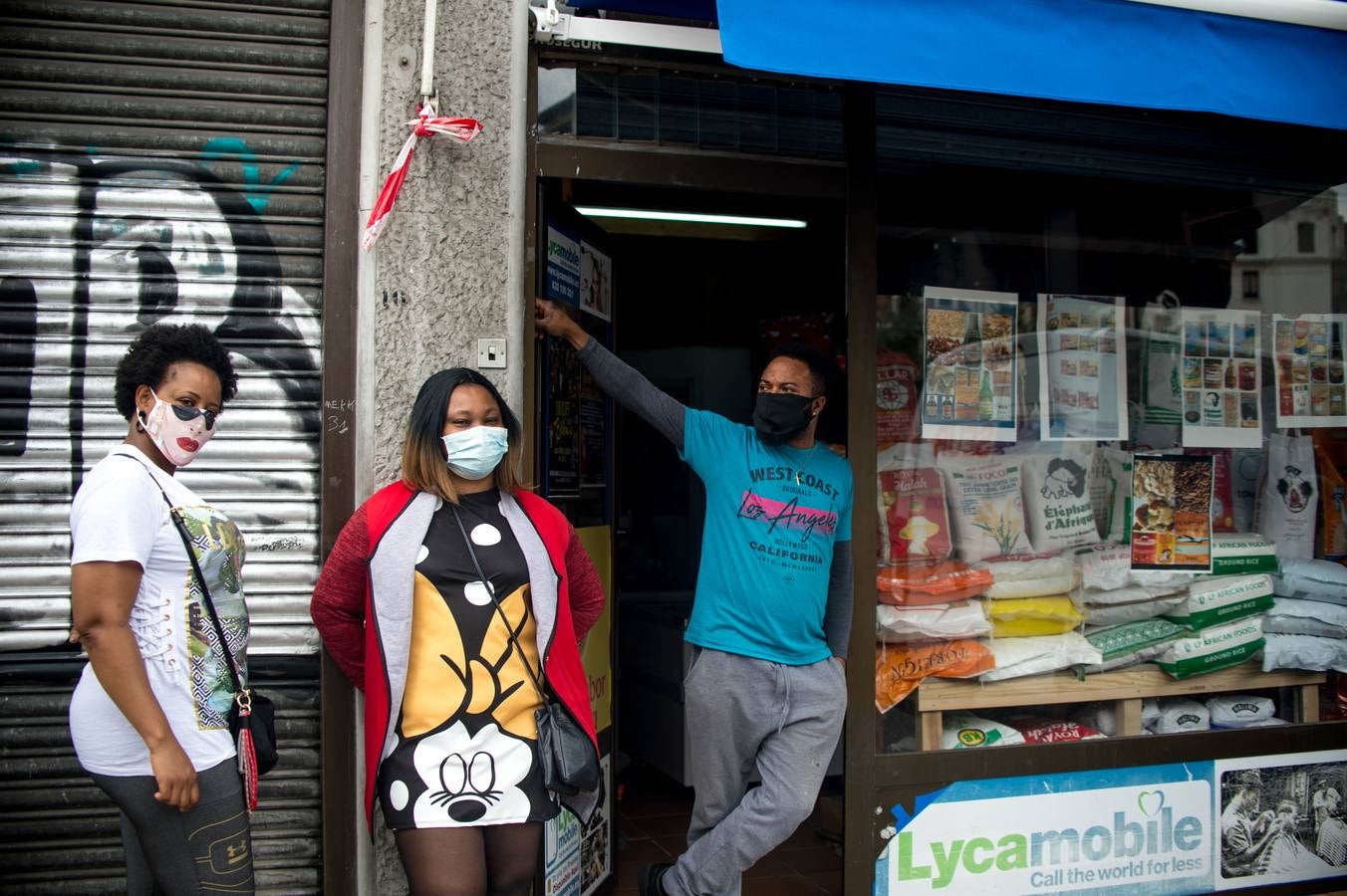 Tienda de alimentación de productos africanos en el corazón de Bilbao.