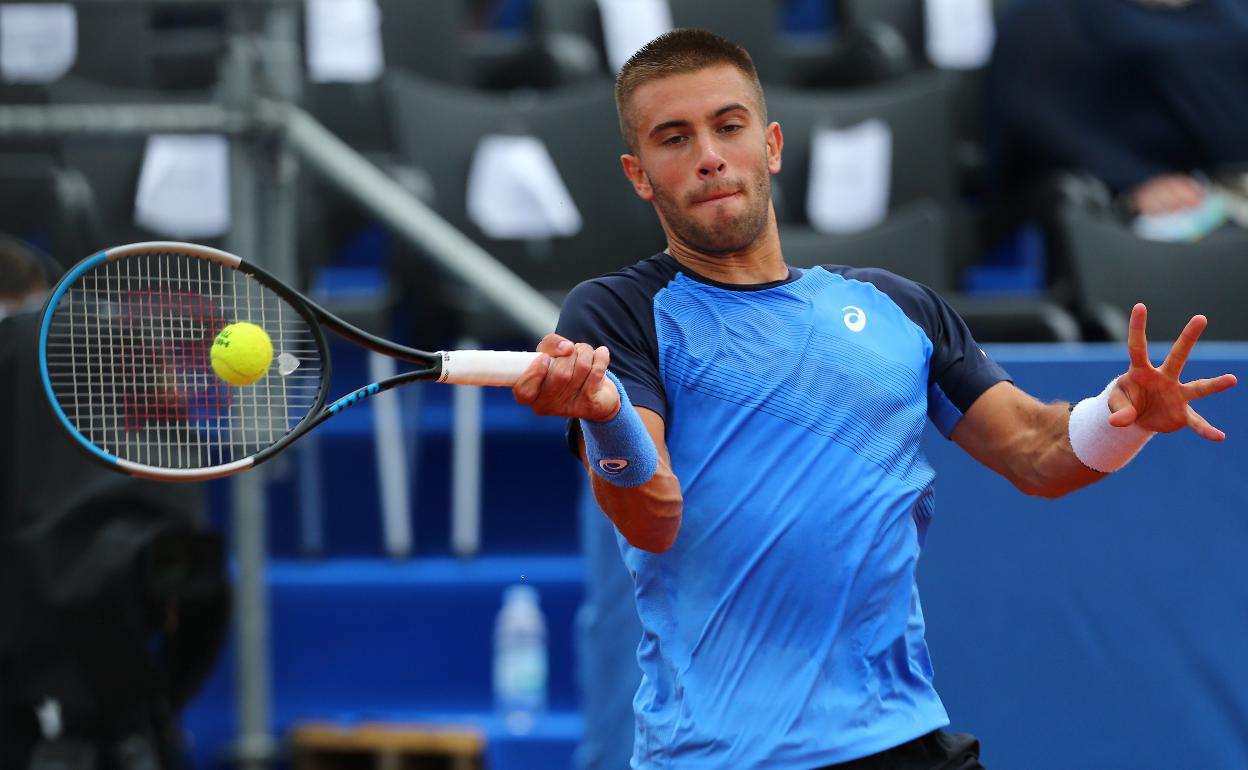 Borna Coric, segundo caso positivo por coronavirus en el torneo promovido por Djokovic. 