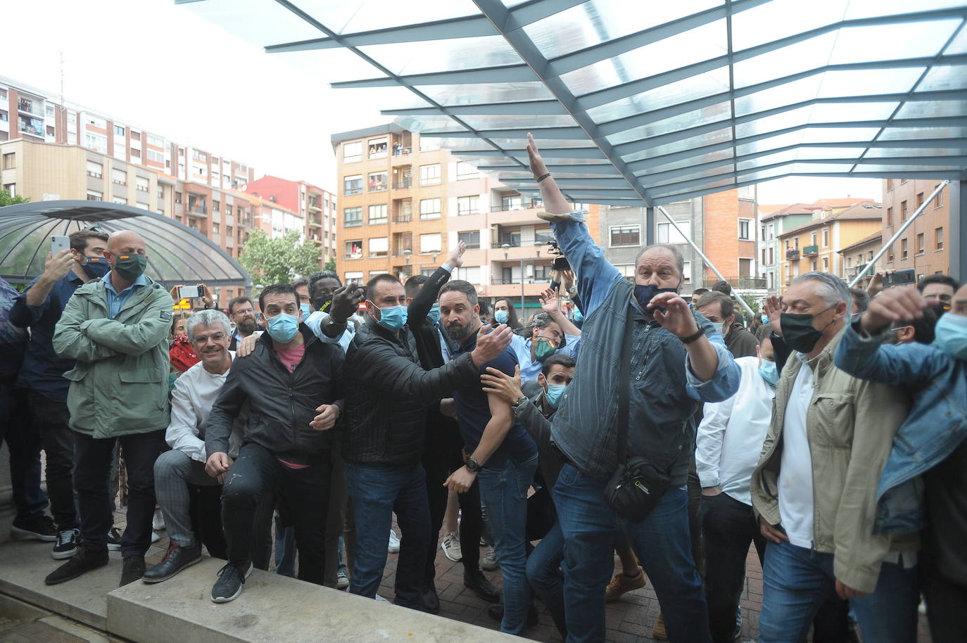 Fotos: El mitin de Vox en Sestao, en imágenes