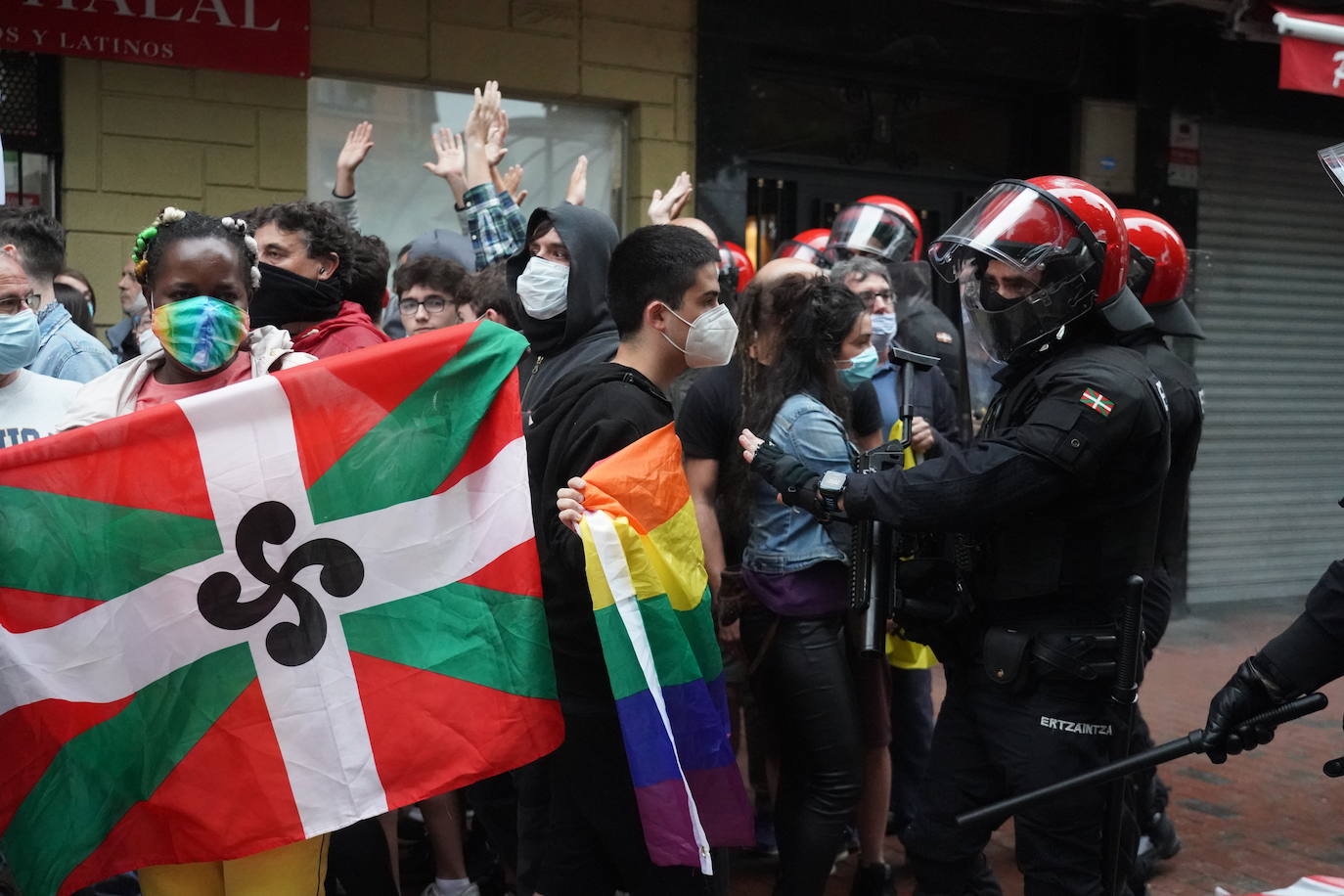 Fotos: El mitin de Vox en Sestao, en imágenes