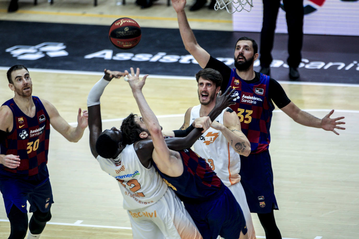 Las fotos del partido. 