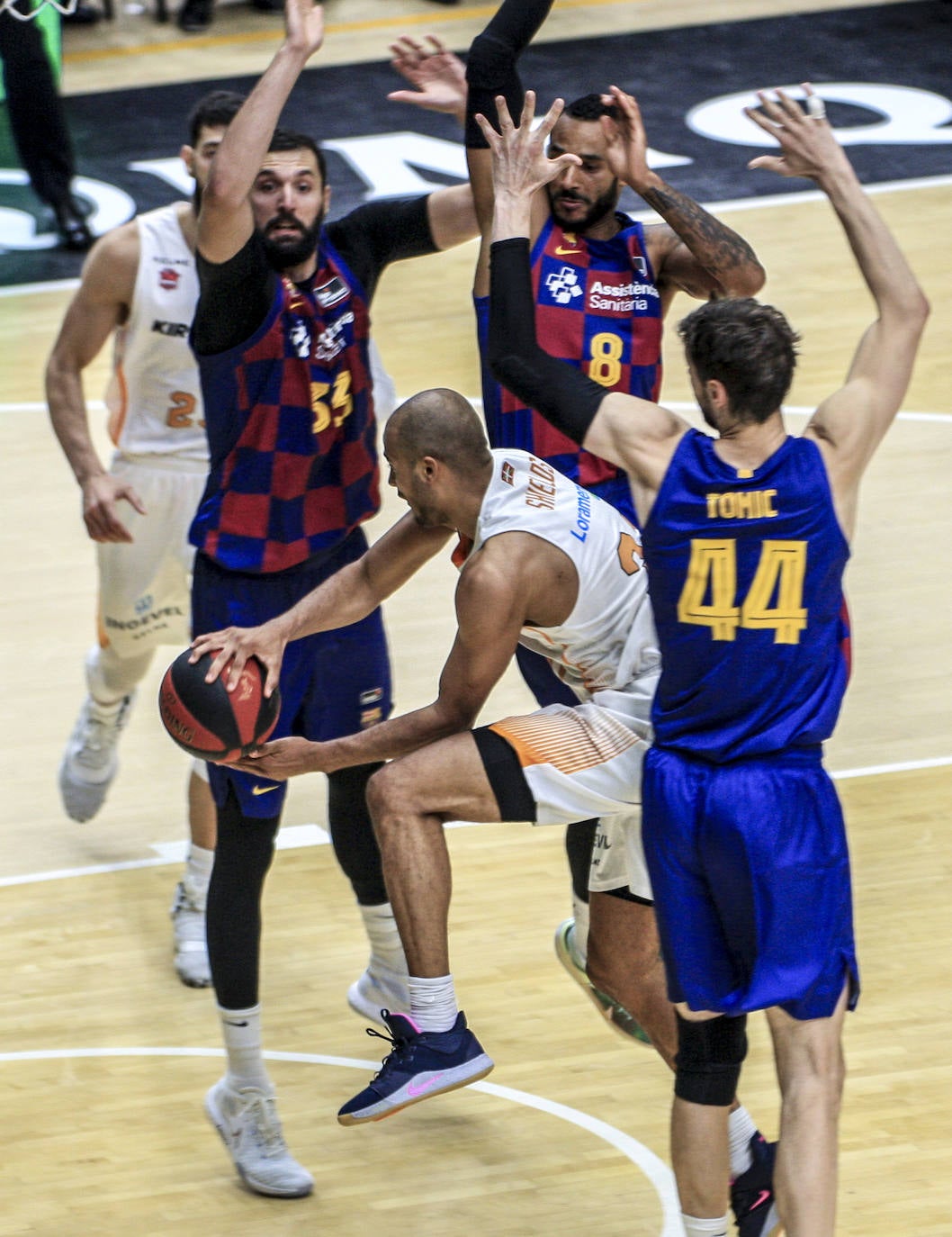 Las fotos del partido. 