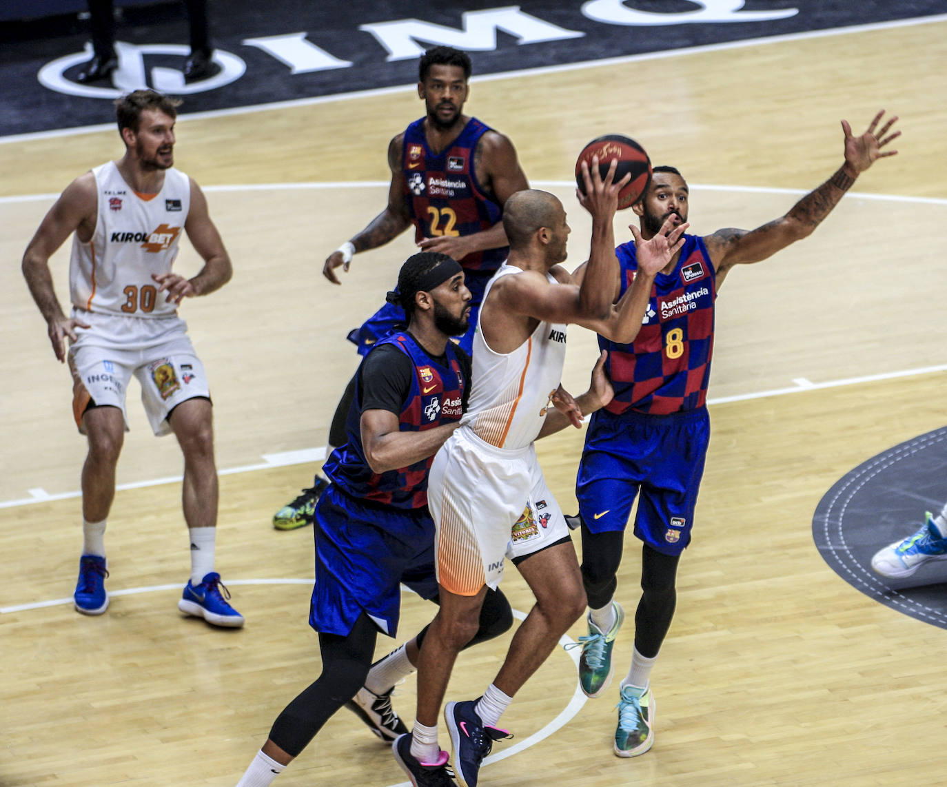 Las fotos del partido. 