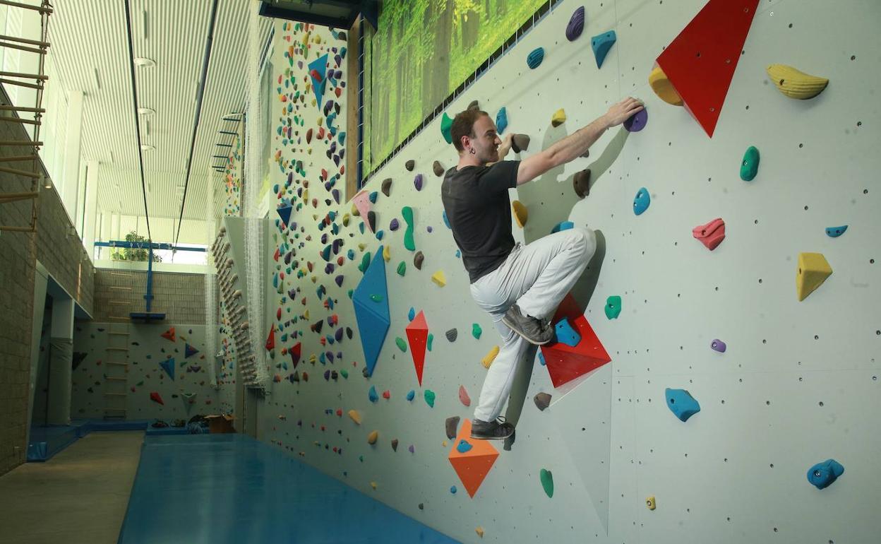 Instalaciones del rocódromo de Salburua. 