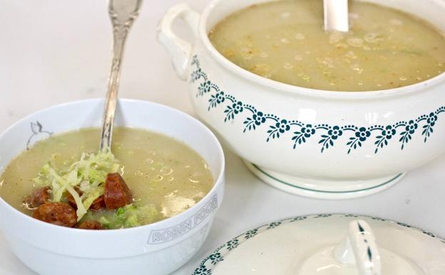 Receta de sopa «portuguesa»