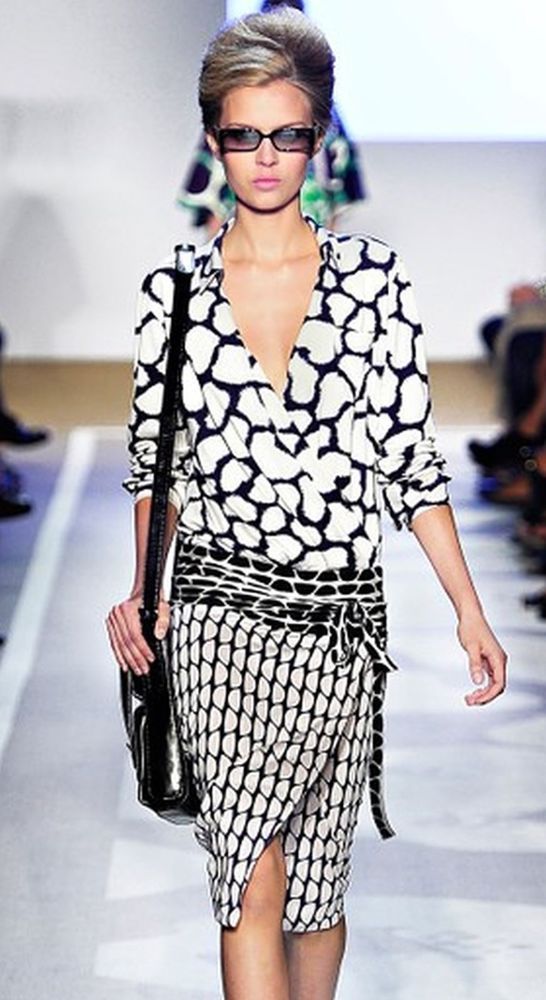 Vestido 'wrap' de Diane Von Furstenberg