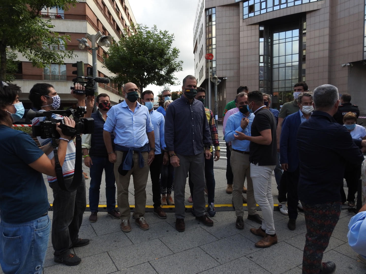 Fotos: Disturbios en un mitin de Vox en Barakaldo