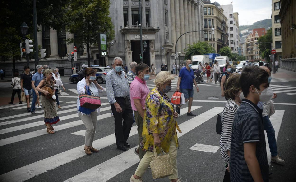 Mascarillas y distancia