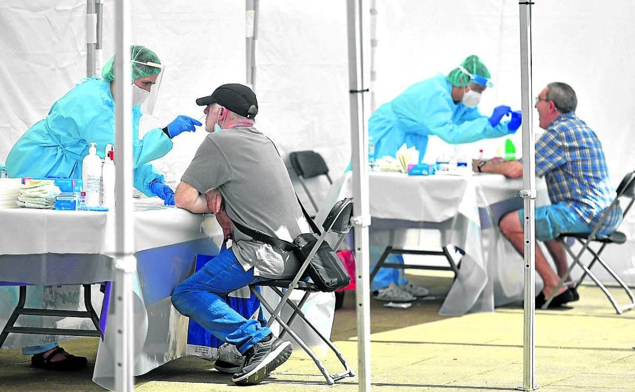 Desde el lunes se han realizado en Ordizia más de 1.700 pruebas.