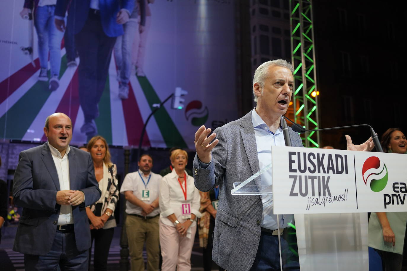 Fotos Elecciones Euskadi 2020: El PNV celebra el triunfo en las urnas