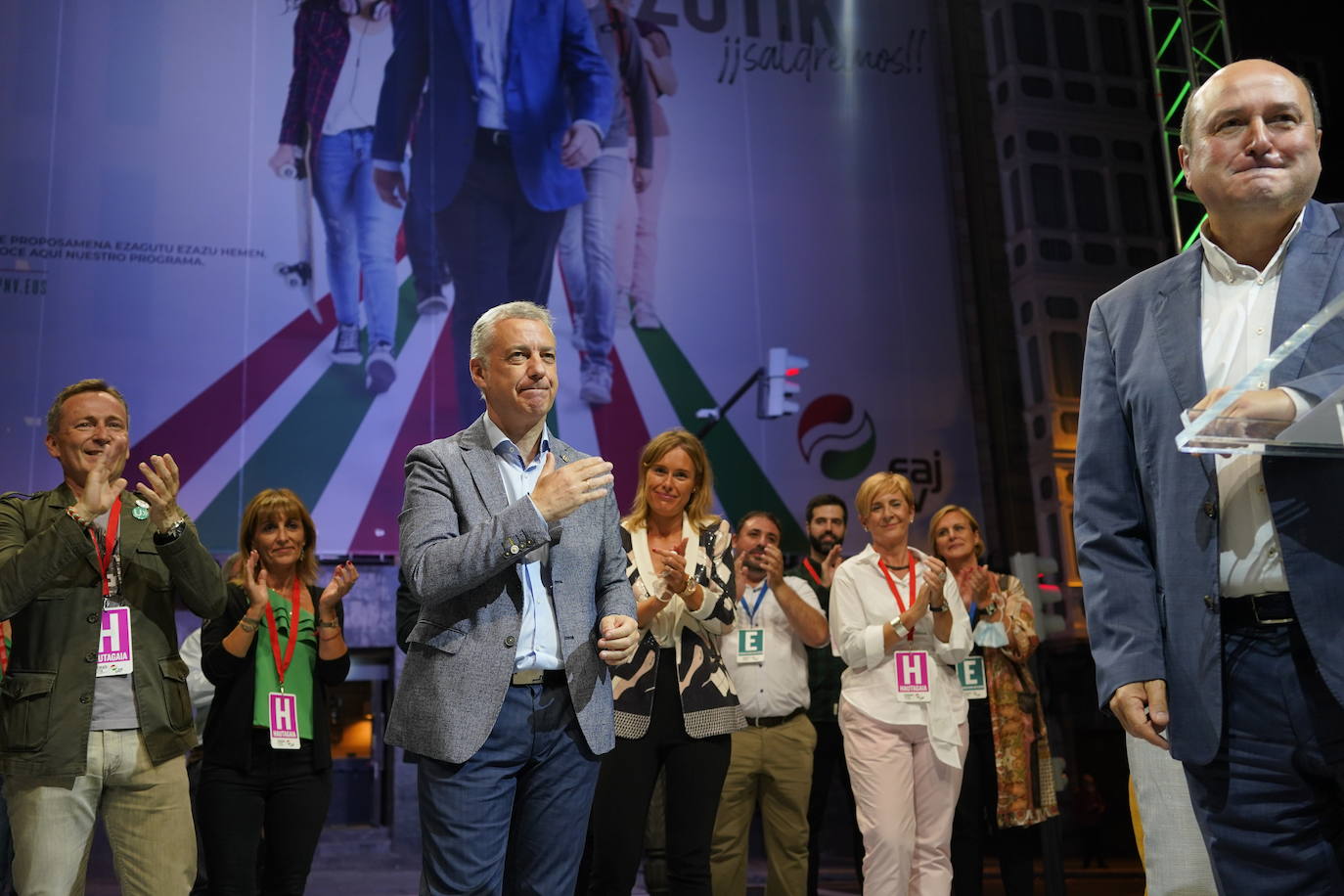 Fotos Elecciones Euskadi 2020: El PNV celebra el triunfo en las urnas