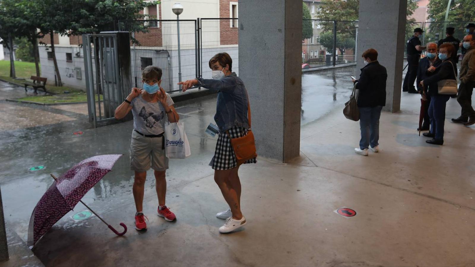 La lluvia, una de las protagonistas de esta mañana.