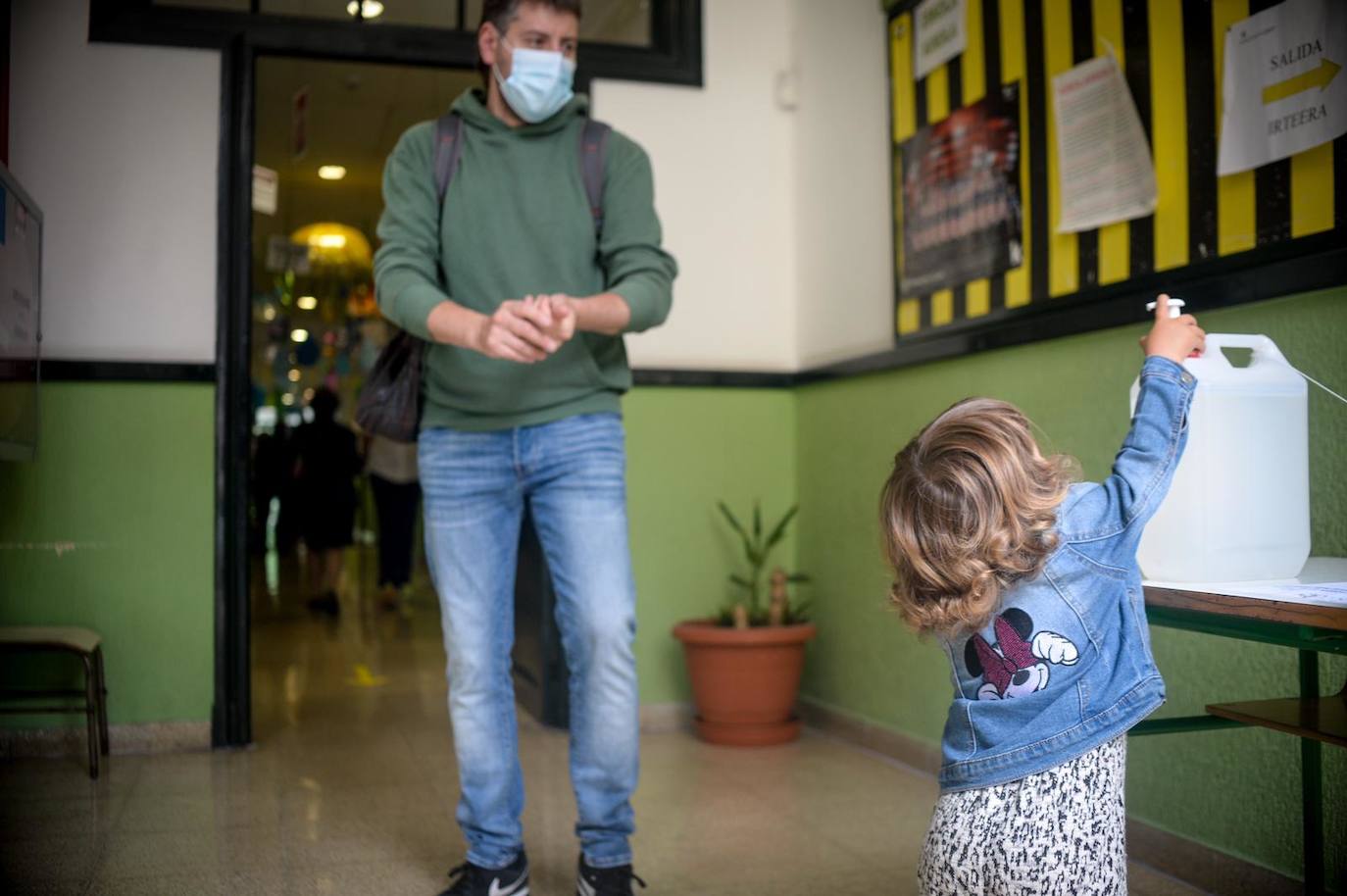 Ambiente electoral en Portugalete.