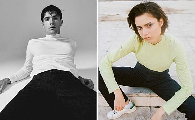 Dos imágenes de la campaña que presenta la marca.