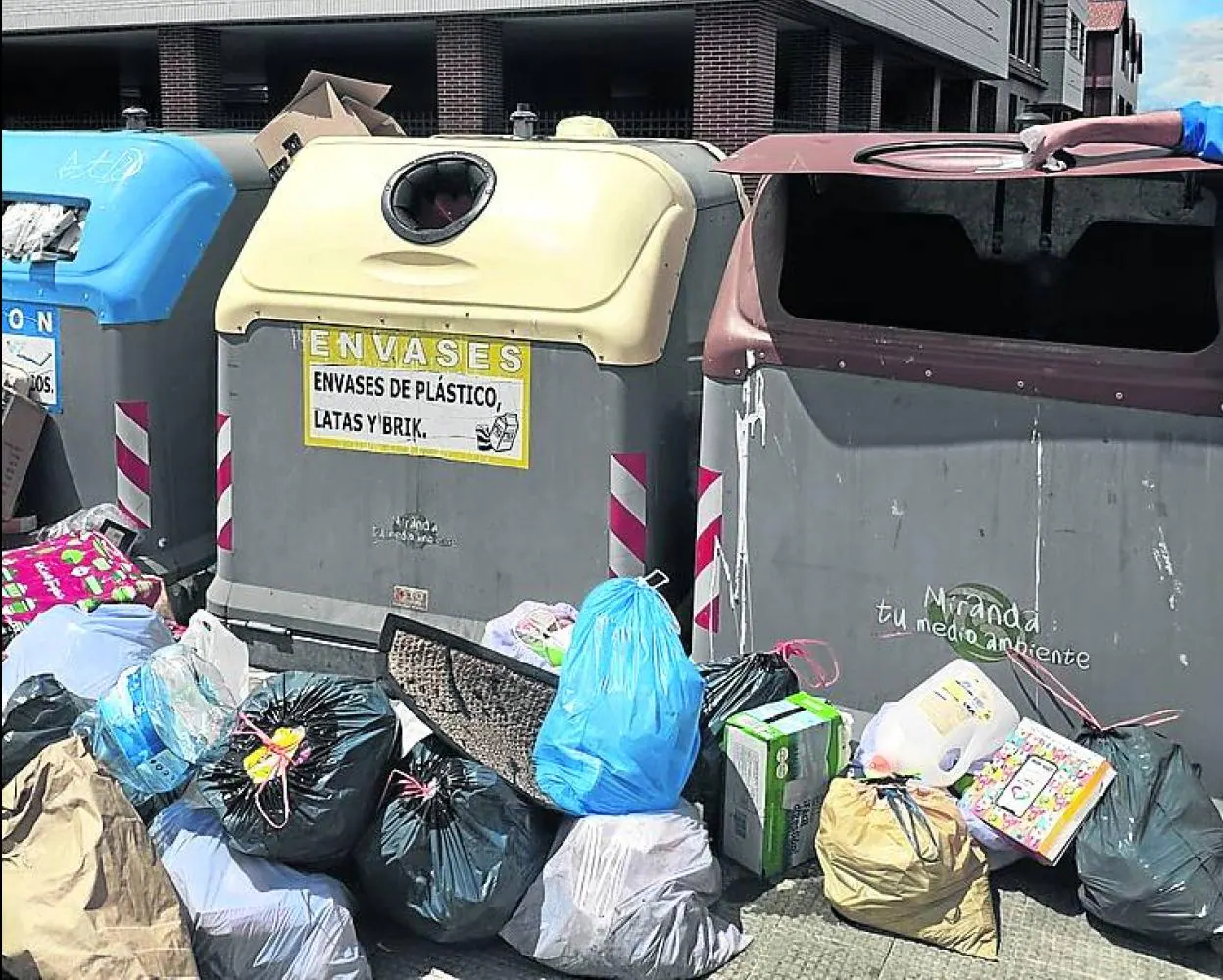 El servicio de recogida es punto habitual de quejas.