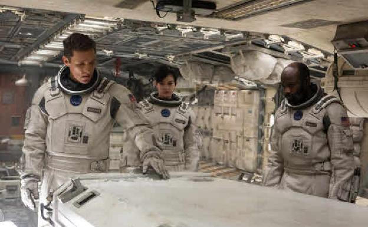Una escena de la película «Interstellar» 
