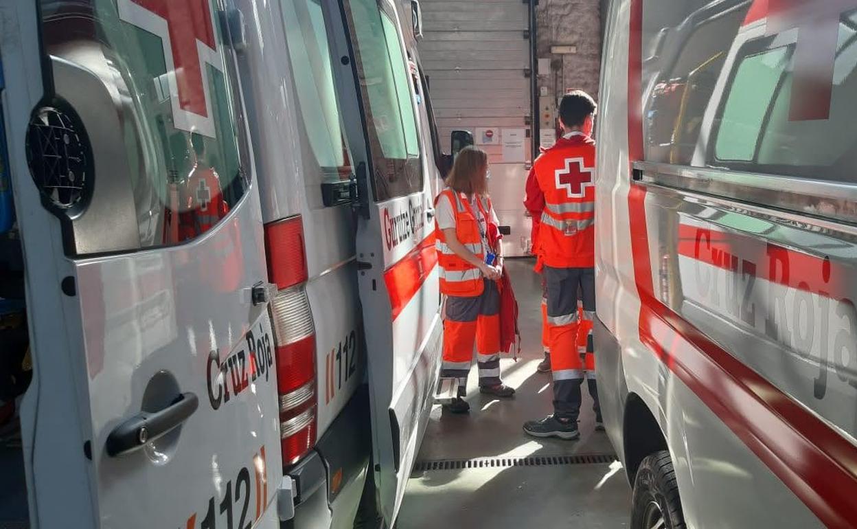La Cruz Roja participó en el dispositivo de búsqueda. 