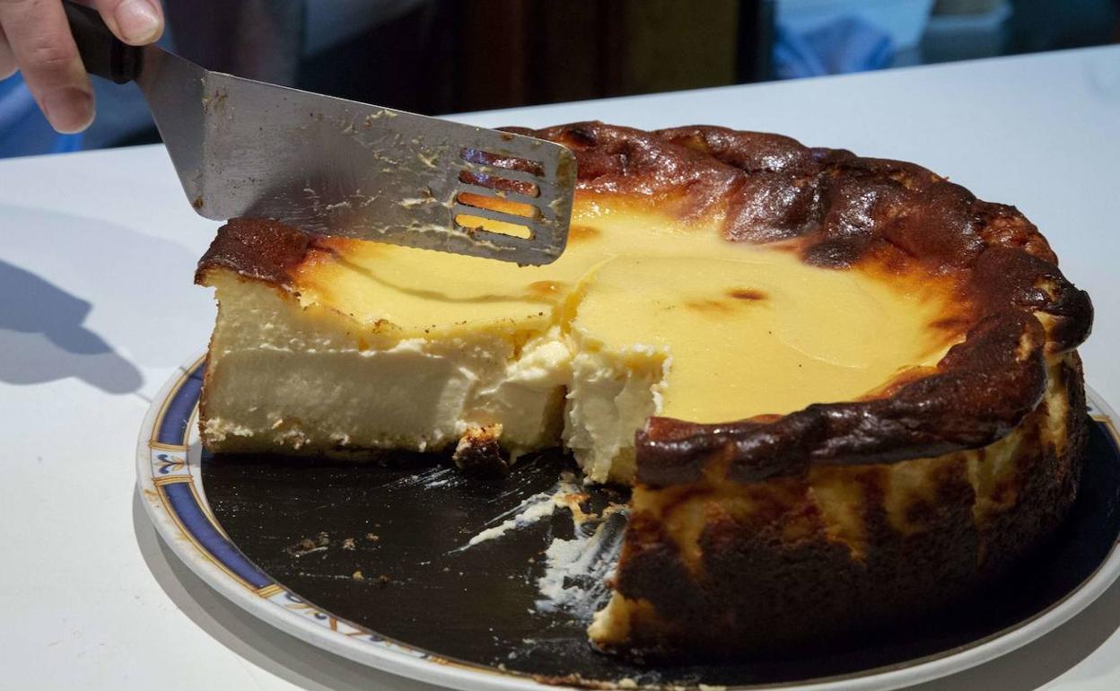 Tarta de queso de La Viña, en San Sebastián. 