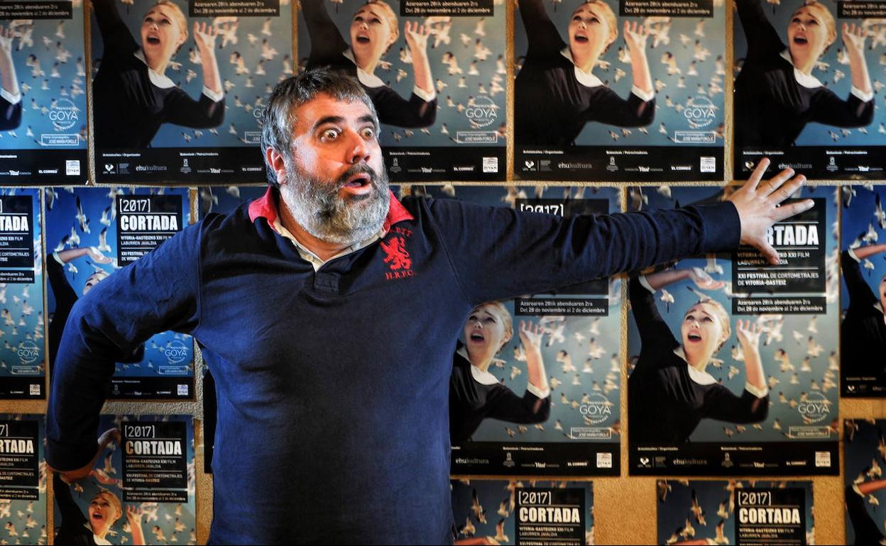 El alavés Kepa Sojo, director de cine y del festival de cortometrajes de Vitoria.